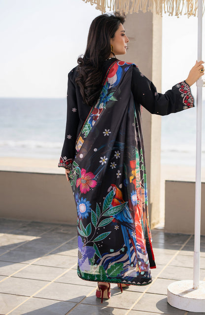 Seran | Afsanah Lawn | Maya - Luxury Dress - available at Maria Faisal in UK and USA.