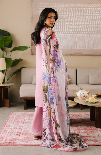 Seran | Afsanah Lawn | Mehar - Luxury Dress - available at Maria Faisal in UK and USA.