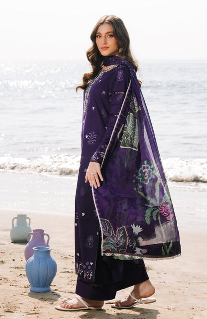 Seran | Afsanah Lawn |  Elin - Luxury Dress - available at Maria Faisal in UK and USA.