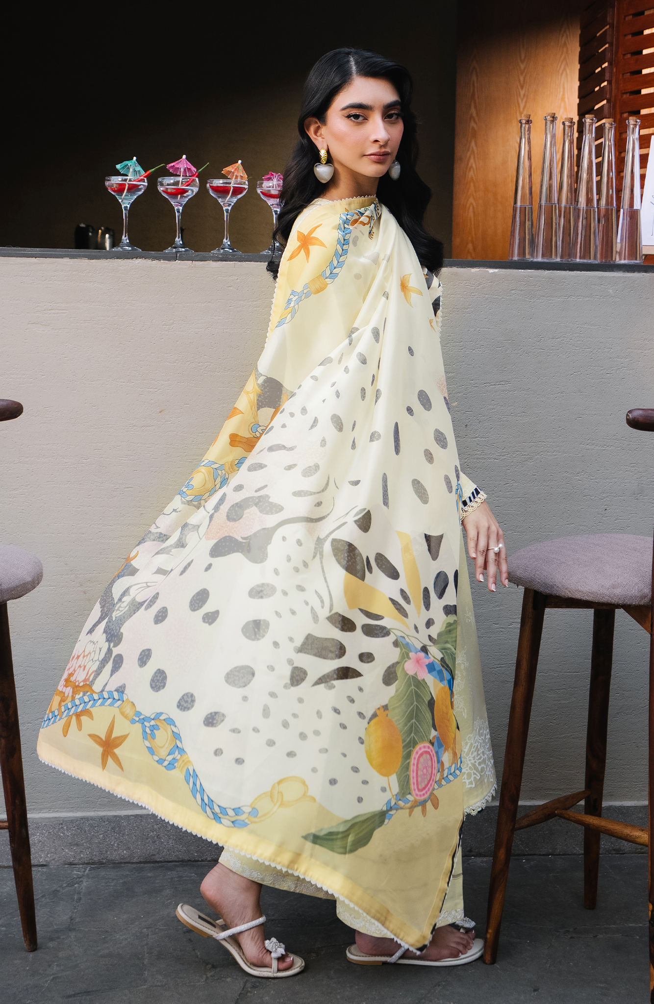 Seran | Afsanah Lawn |Sina - Luxury Dress - available at Maria Faisal in UK and USA.