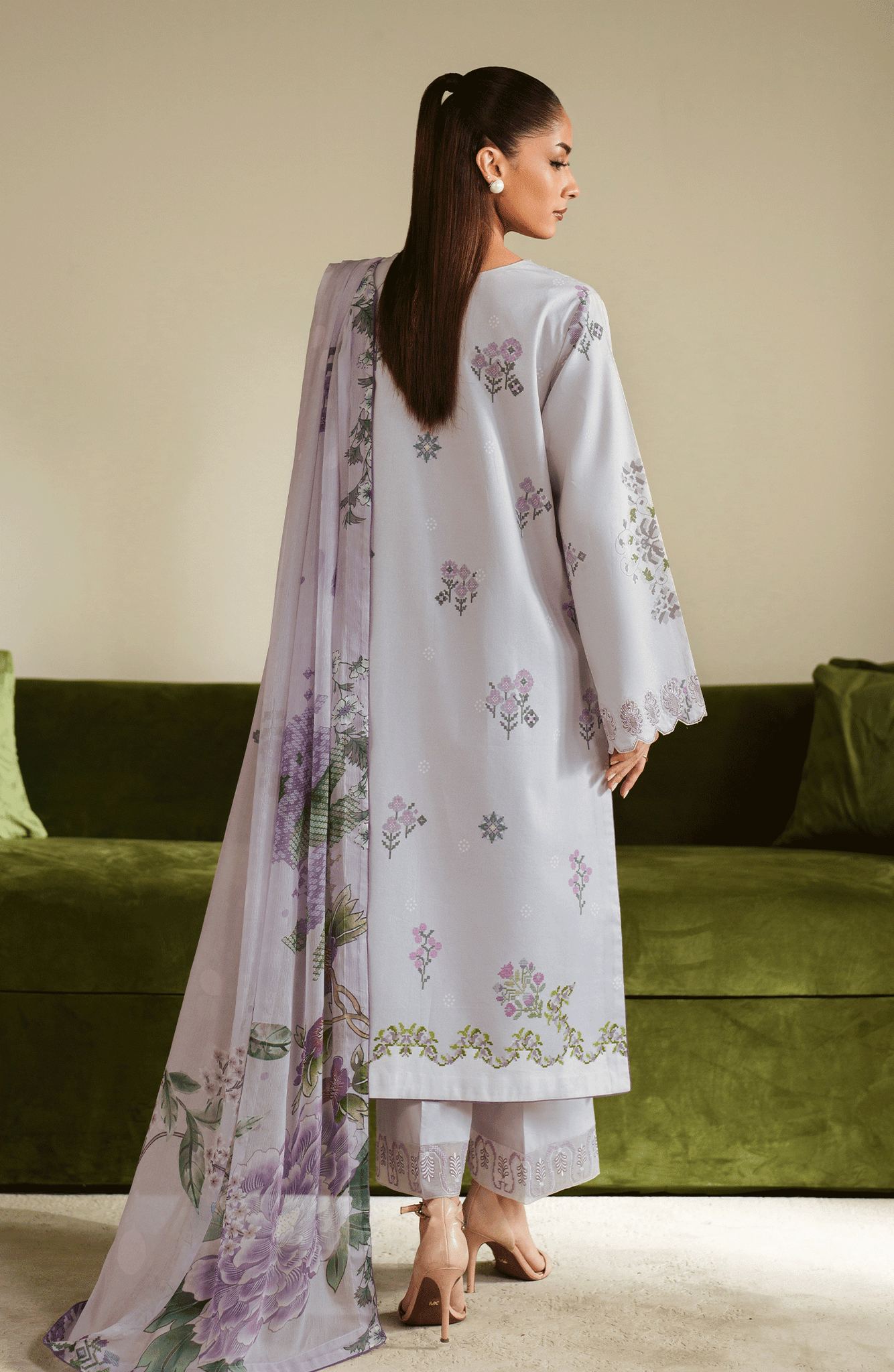 Seran | Ilara Cambric | LAVARA - Ladies Clothes - Maria Faisal