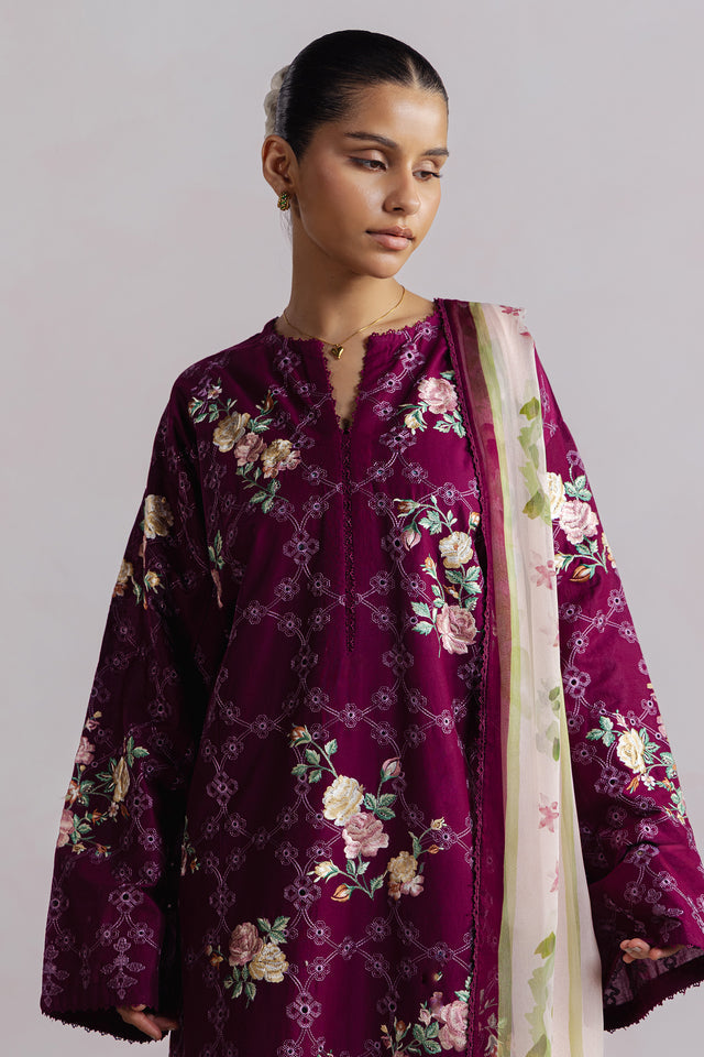 Zara Shahjahan | Coco Prints 26 | Mahori - Casual Dress - available at Maria Faisal in UK and USA.