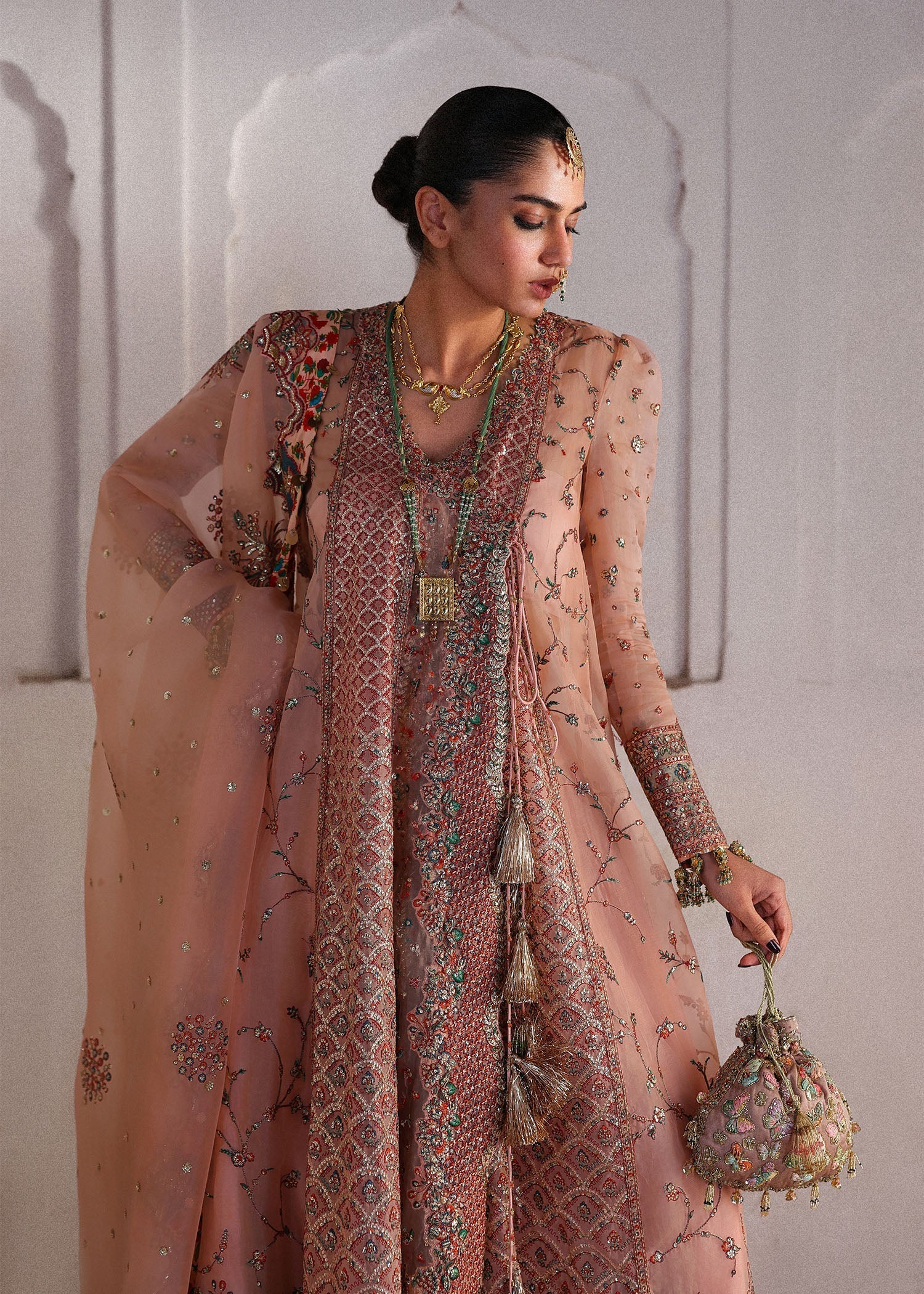 Hussain Rehar | Festive Eid Collection 26 | Malka - Formal Dress - available at Maria Faisal in UK and USA.