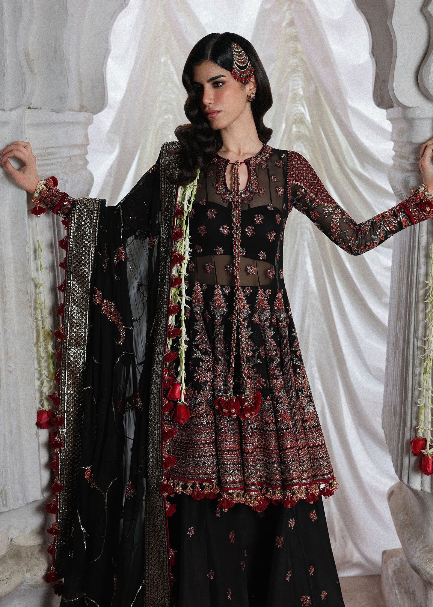 Hussain Rehar | Festive Eid Collection 26 | Siyara - Formal Dress - available at Maria Faisal in UK and USA.