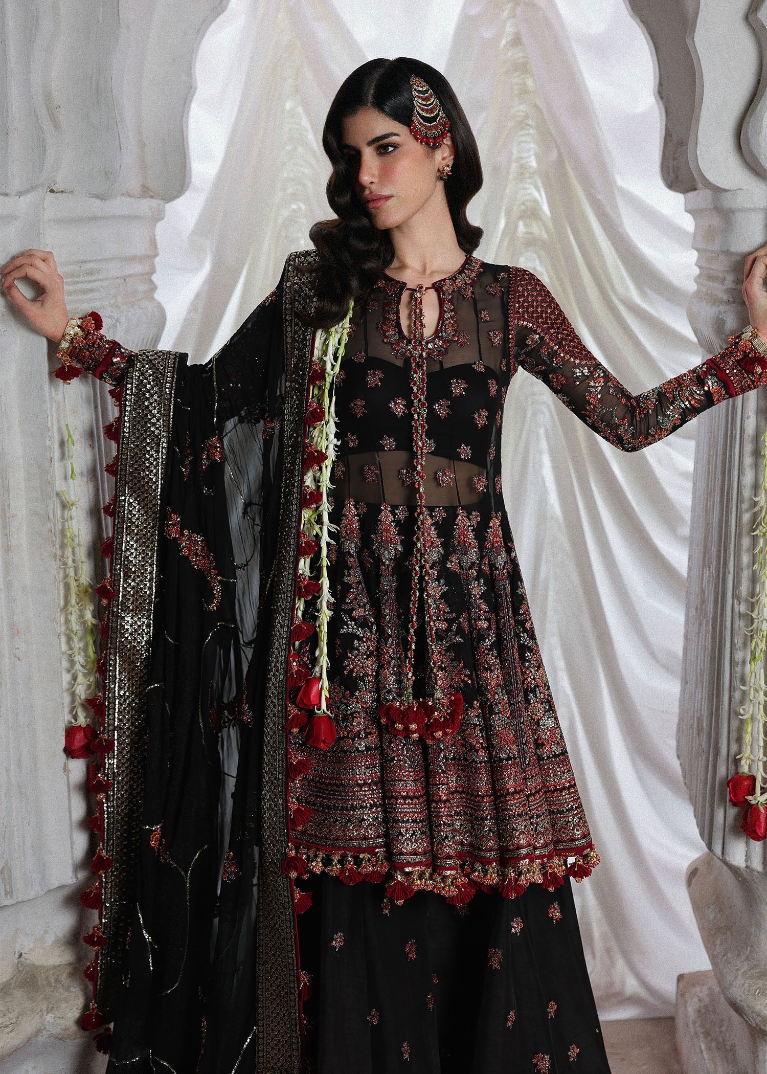 Hussain Rehar | Festive Eid Collection 26 | Siyara - Formal Dress - available at Maria Faisal in UK and USA.