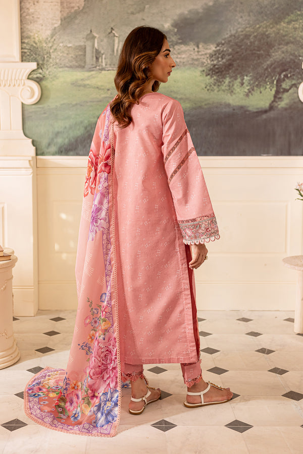 Farasha | Seraya Lawn 24 | FLORA - Designer Dress with Intricate embroidery and embellishments. Shop elegent wedding dress at Maria Faisal.
