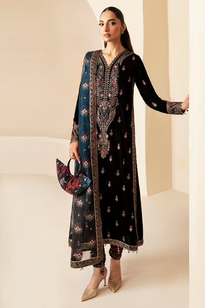 Jazmin | Velvet Edit 24 | Velvet Formal VF-2028 - Ladies Clothes - Maria Faisal