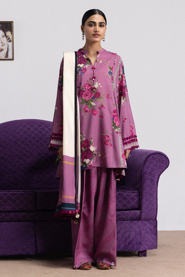 Zara ShahJahan | Coco Prints Winter 26 | Katya-9A - Luxury Dress - available at Maria Faisal in UK and USA.