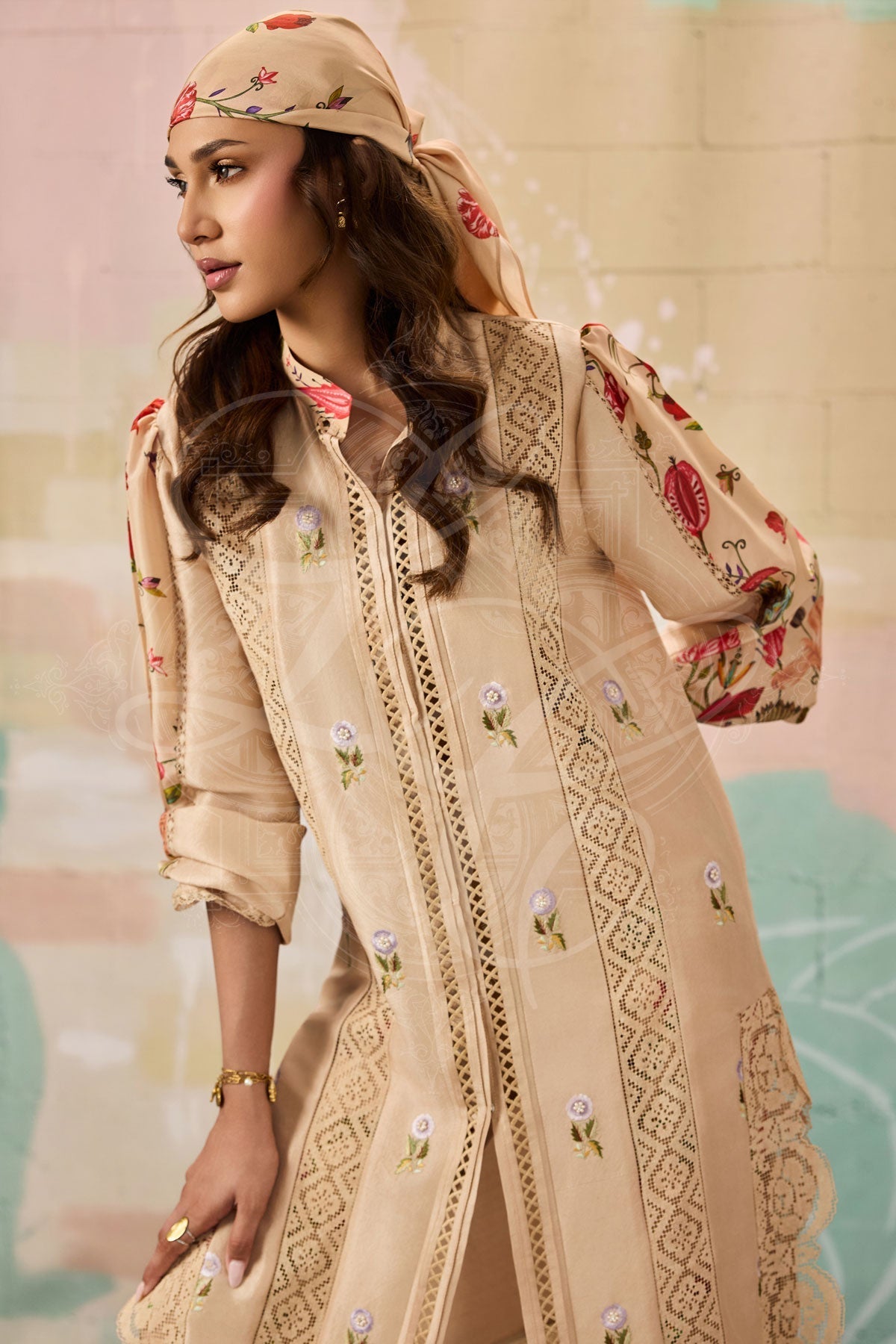 Layla Chatoor | Pret A Porter | LC-45 - Luxury Dress - available at Maria Faisal in UK and USA.