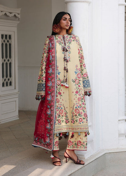 Hussain Rehar | Kalabagh Luxury Lawn 26 | Zubdah - Formal Dress - available at Maria Faisal in UK and USA.