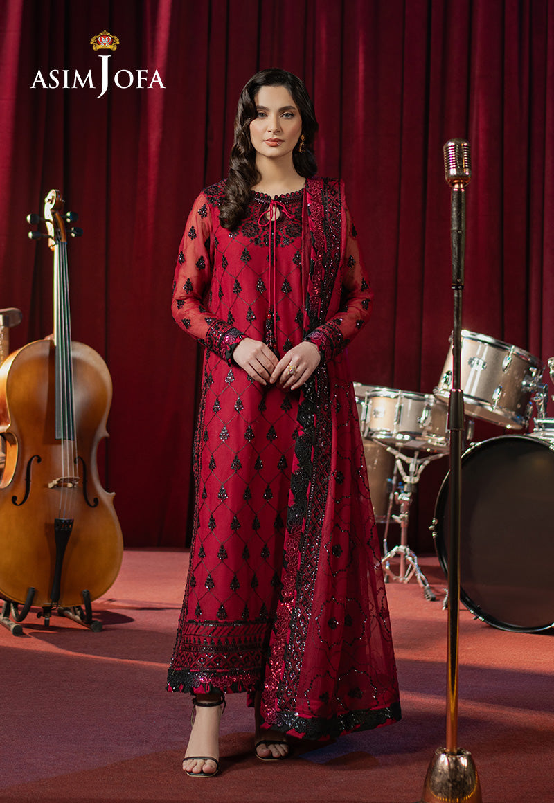 Asim Jofa | Premium Festive | AJPF-07 - Designer Dress with Intricate embroidery and embellishments. Shop elegent wedding dress at Maria Faisal.