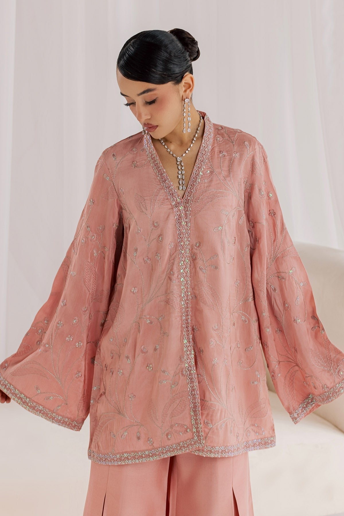 Nureh | Fancy Formal 26 | NP-798 - Formal Dress - available at Maria Faisal in UK and USA.