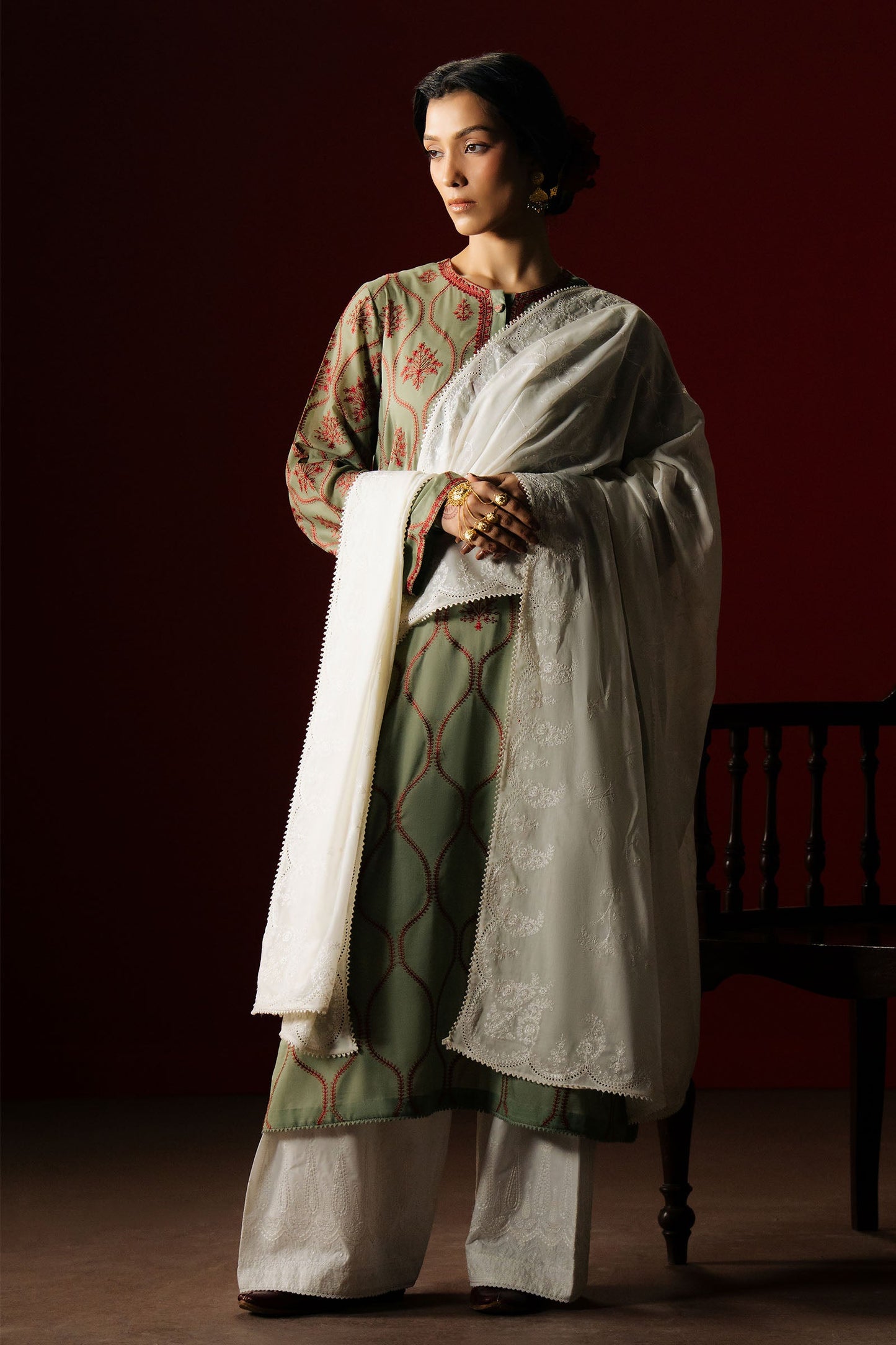 ZaraShahJahan | SS26 | Nishat - Festive Dress - available at Maria Faisal in UK and USA