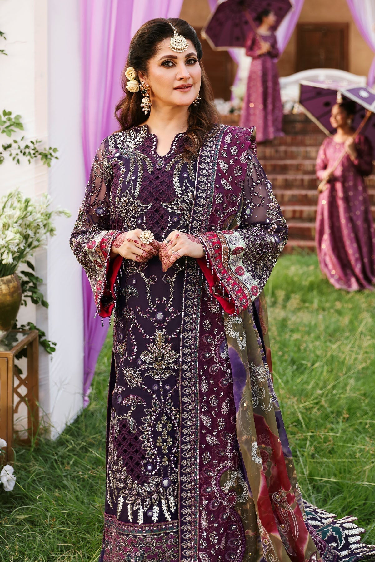 Nureh | Jhoomro Wedding Formals | NL-70 JAHAN - Wedding Dress - Maria Faisal
