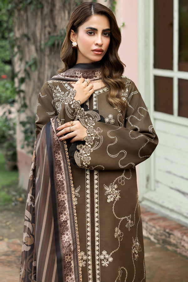 Farasha | Eminence Khaddar 25 | Stonepetal - Casual Dress - available at Maria Faisal in UK and USA.