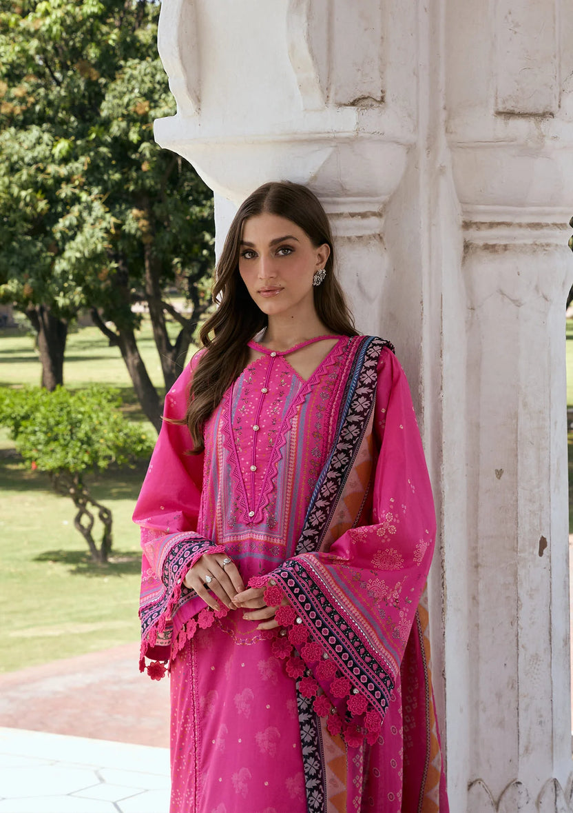 Kahf Premium | Prints Collection 26 | KPS-4B GULNAR - Luxury Dress - available at Maria Faisal in UK and USA.