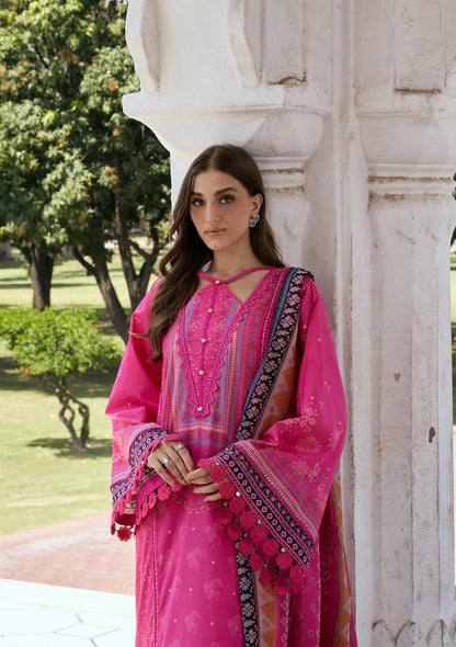 Kahf Premium | Prints Collection 26 | KPS-4B GULNAR - Luxury Dress - available at Maria Faisal in UK and USA.