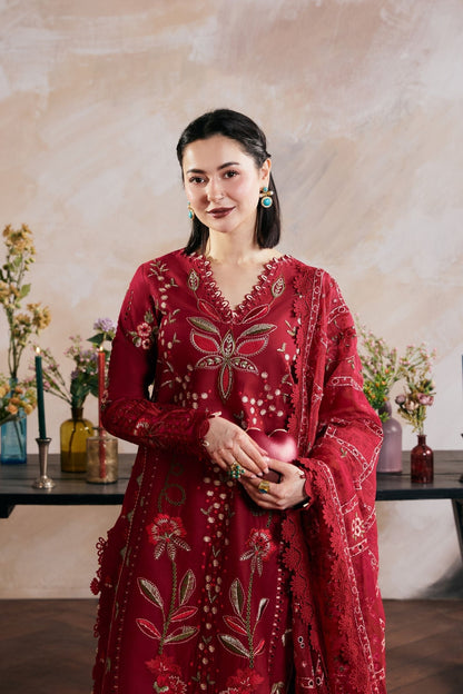 Maryam Hussain | Luxury Lawn 26 Vol 2 | Daneen - Luxury Dress - available at Maria Faisal in UK and USA.
