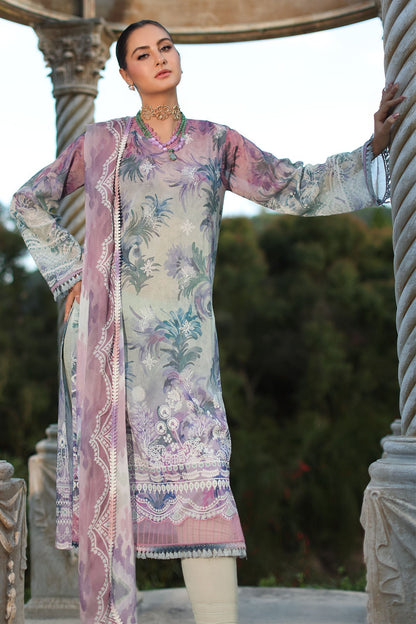 Nureh | Signature Prints 26 | SP-199 - Dress - available at Maria Faisal in UK and USA.