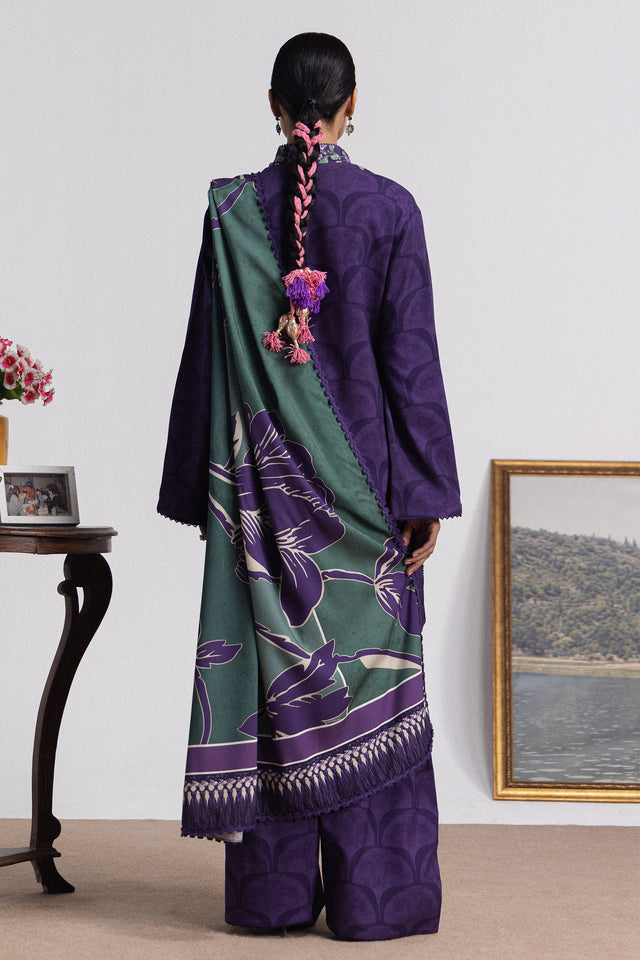Zara ShahJahan | Coco Prints Winter 26 | Mira-1A - Luxury Dress - available at Maria Faisal in UK and USA.