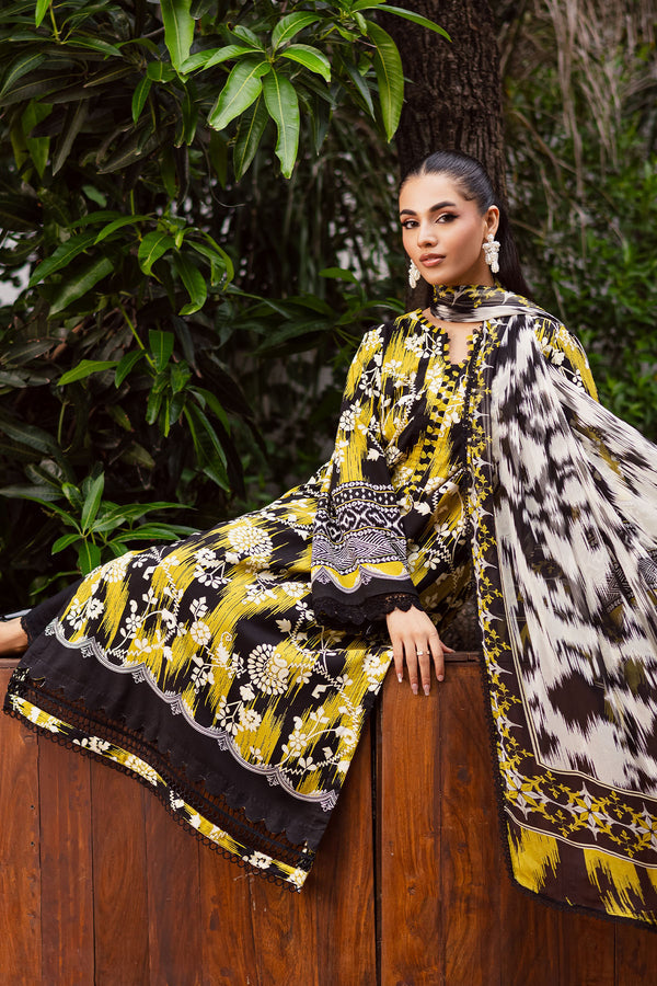 Nureh | Signature Printed Linen | SP-168 - Ladies Clothes - Maria Faisal