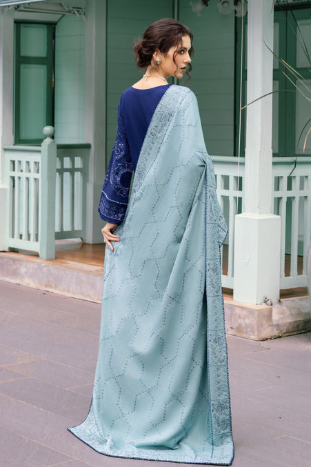 Naqshi | Nuri Khaddar Velvet Marina | Nourhan - Luxury Dress - available at Maria Faisal in UK and USA.