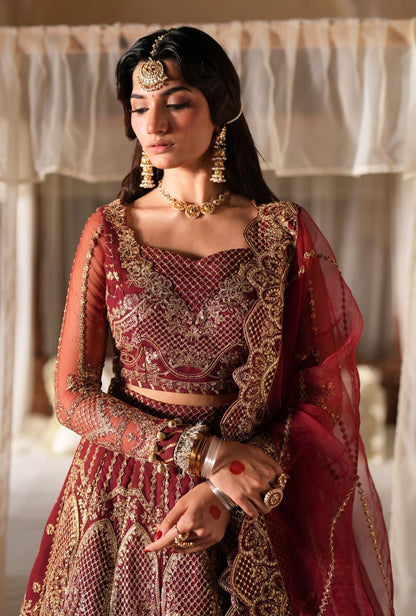 Ajr Couture | Dastan e Ishq | Parizad - Formal Dress - available at Maria Faisal in UK and USA.