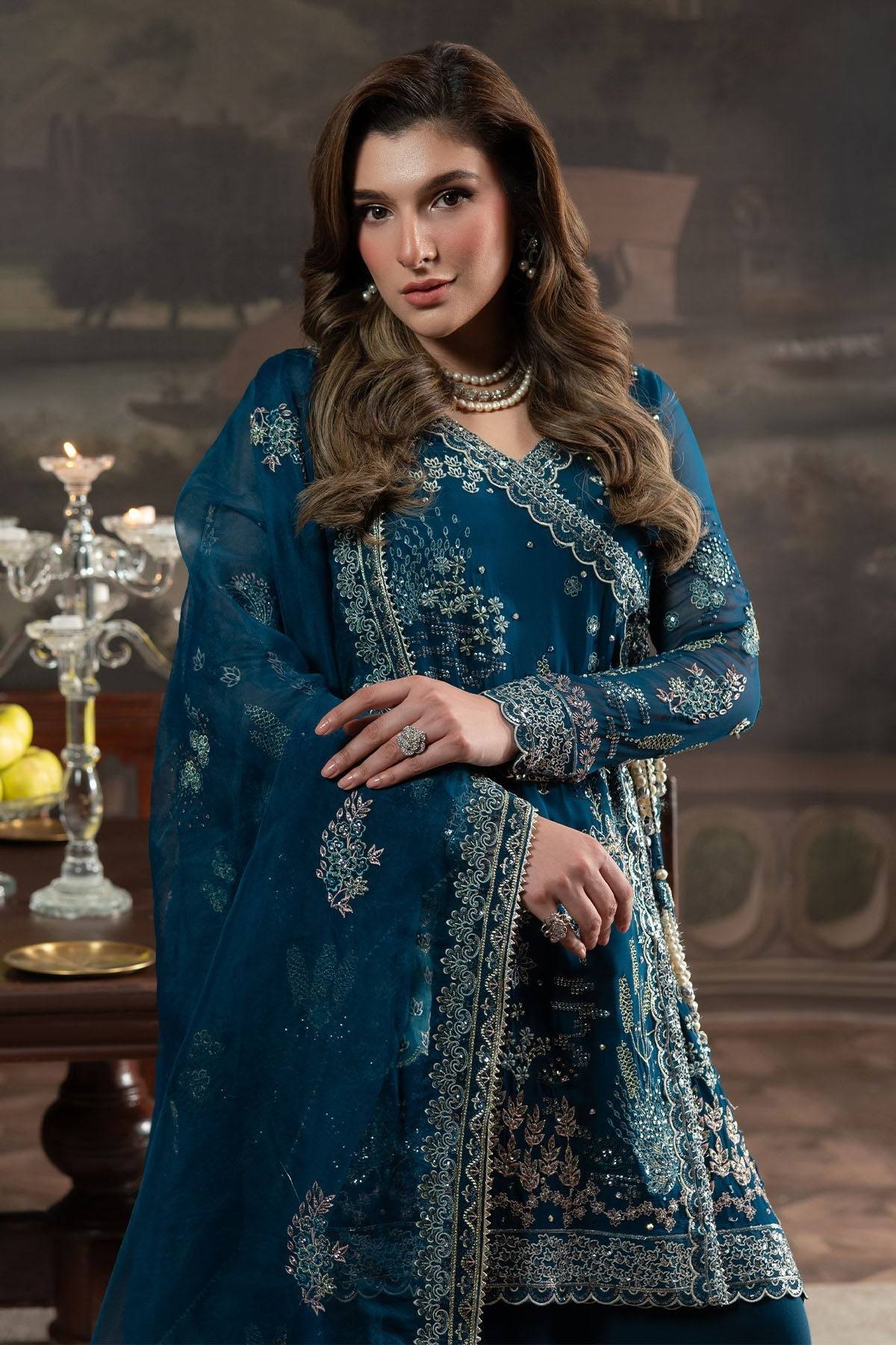 Nureh | Elanora Formals 25 | NEL-67 by Maria Faisal - Registered Vendor of : Nureh - type : Ladies Clothes - 100% original wedding dresses