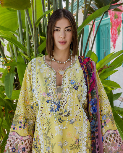 Esmel | Mon Tresor Luxe Lawn 26 | Belle Ame - Luxury Dress - available at Maria Faisal in UK and USA.