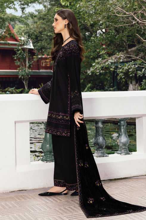 Naqshi | Nuri Khaddar Velvet Marina | Nisma - Luxury Dress - available at Maria Faisal in UK and USA.