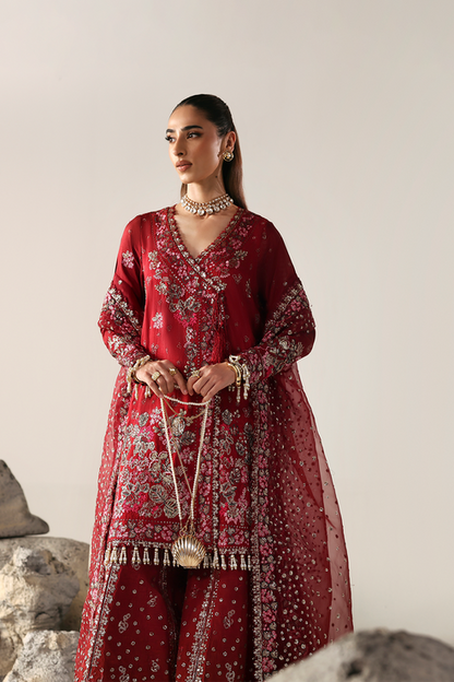 Emaan Adeel | Serein Luxe Silk | SERENITY BLOOM - Formal Dress - available at Maria Faisal in UK and USA.
