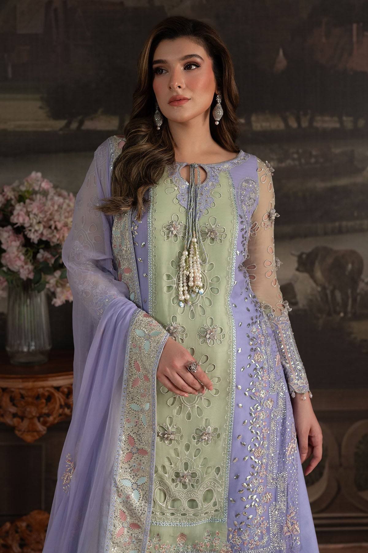 Nureh | Elanora Formals 25 | NEL-70 by Maria Faisal - Registered Vendor of : Nureh - type : Ladies Clothes - 100% original wedding dresses