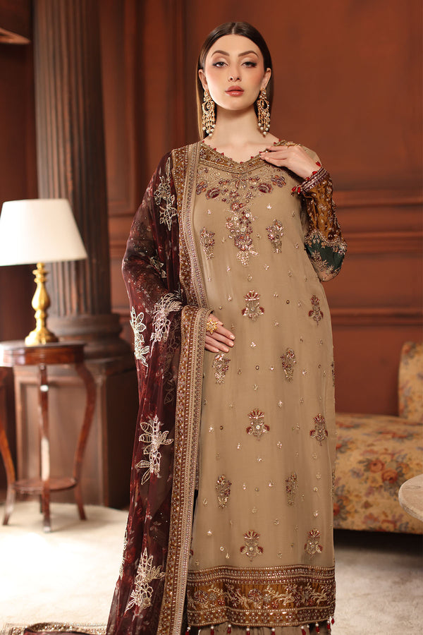 Nureh | Alfaaz Formals | NL-91 - Formal Dress - available at Maria Faisal in UK and USA.
