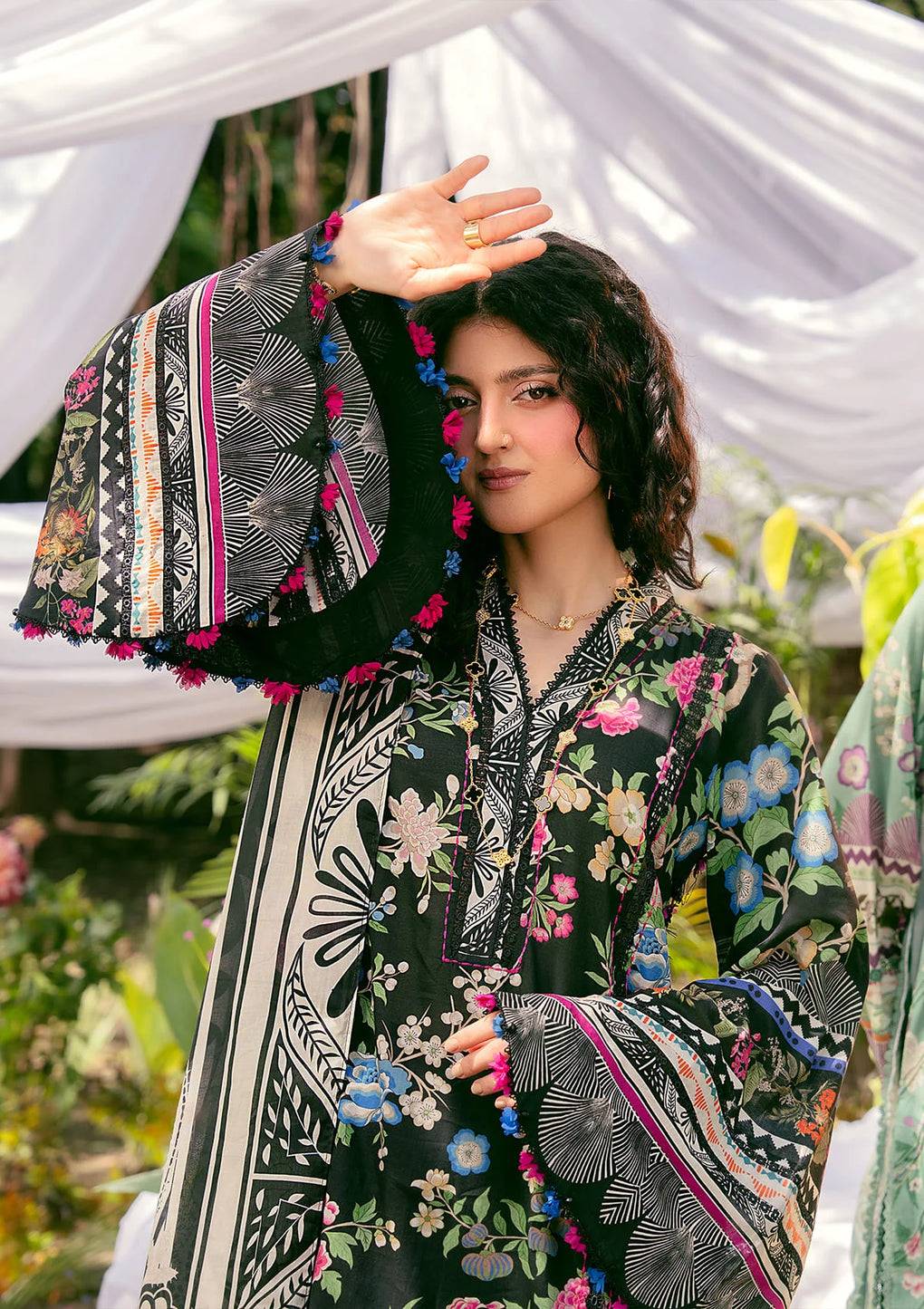 Elaf Premium | Prints 25 | EPS-8B ELAROSE by Maria Faisal - Registered Vendor of : Elaf Premium - type : Ladies Clothes - 100% original wedding dresses