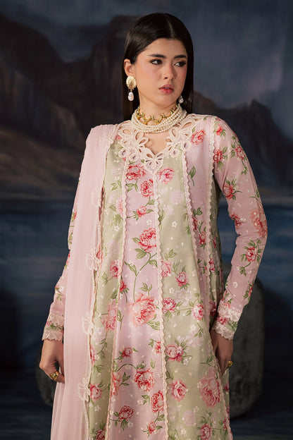 Nureh | Shades of Summer | NP-793 - Luxury Dress - available at Maria Faisal in UK and USA.