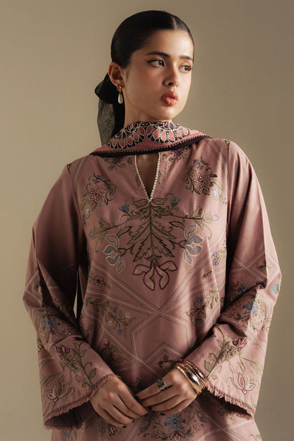 Zara Shahjahan | Coco Winter 25 | Coral-4A - Luxury Dress - available at Maria Faisal in UK and USA.