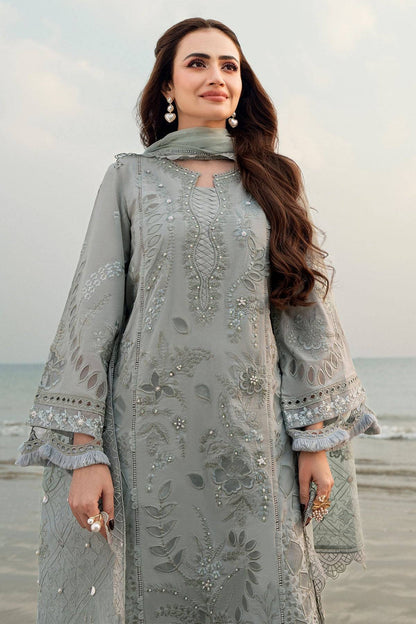 Nureh | Khuwab Luxury Lawn | NE-145 by Maria Faisal - Registered Vendor of : Nureh - type : Ladies Clothes - 100% original wedding dresses