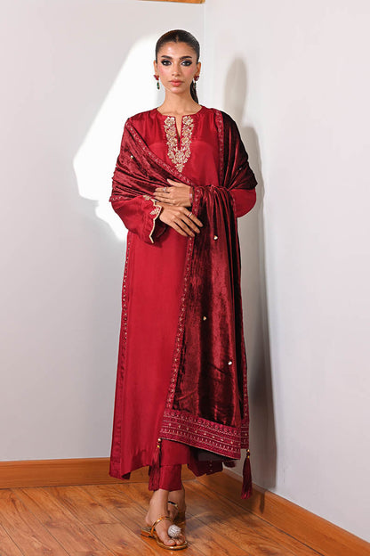 Hue Pret | Farasha Luxury Winter | Nurgul - Ladies Clothes - Maria Faisal