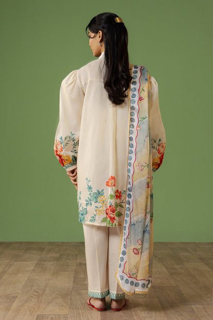 Zara Shahjahan | Coco Prints 26 | Celene-4A - Casual Dress - available at Maria Faisal in UK and USA.