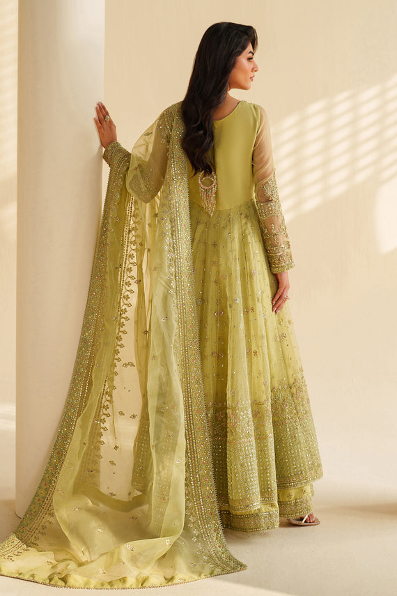 Naqshi | Feemora Organza Raw Silk | Zeesha - Formal Dress - available at Maria Faisal in UK and USA.