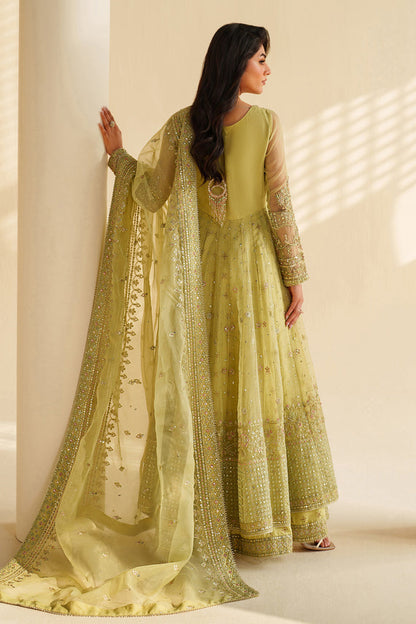 Naqshi | Feemora Organza Raw Silk | Zeesha - Formal Dress - available at Maria Faisal in UK and USA.