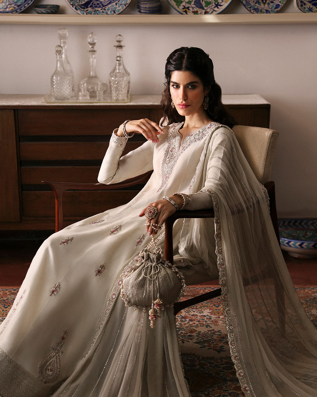 Faiza Saqlain | Mehermah Luxe Formals | Sabina - Wedding Dress - Maria Faisal