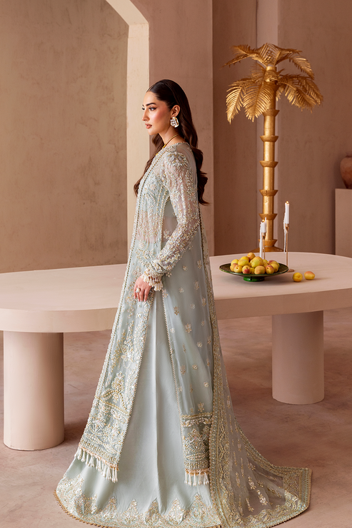 Emaan Adeel | Clay Couture | NUVRA - Formal Dress - available at Maria Faisal in UK and USA.
