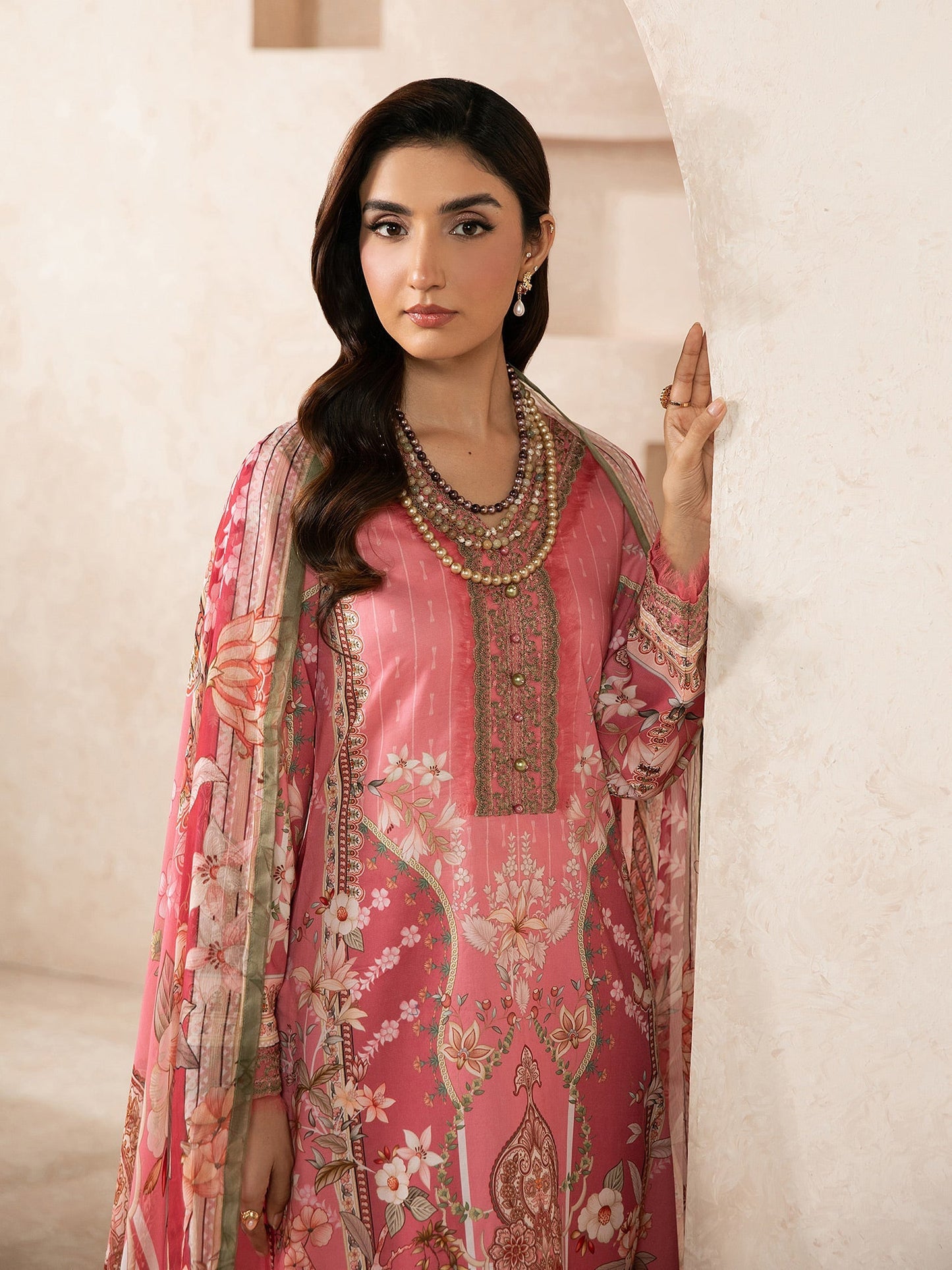 Gulaal | Syra Lawn 26 | Floren D-2 - Luxury Dress - available at Maria Faisal in UK and USA.