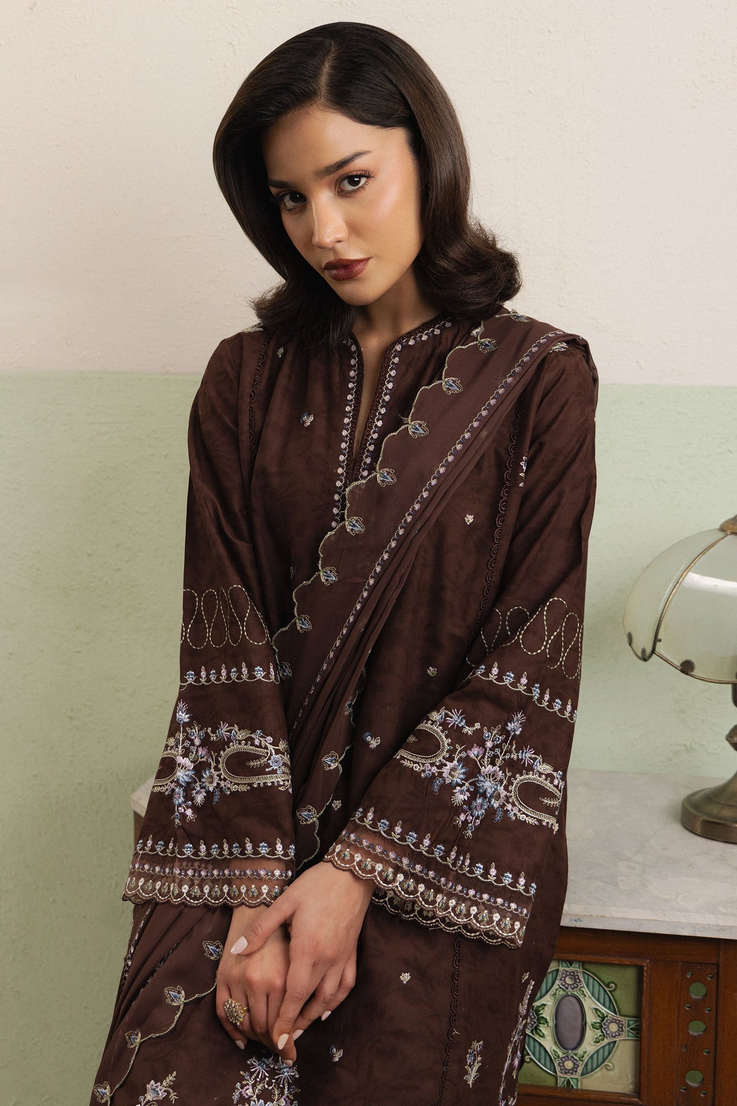 ZaraShahJahan | SS26 | Kaafiya - Festive Dress - available at Maria Faisal in UK and USA