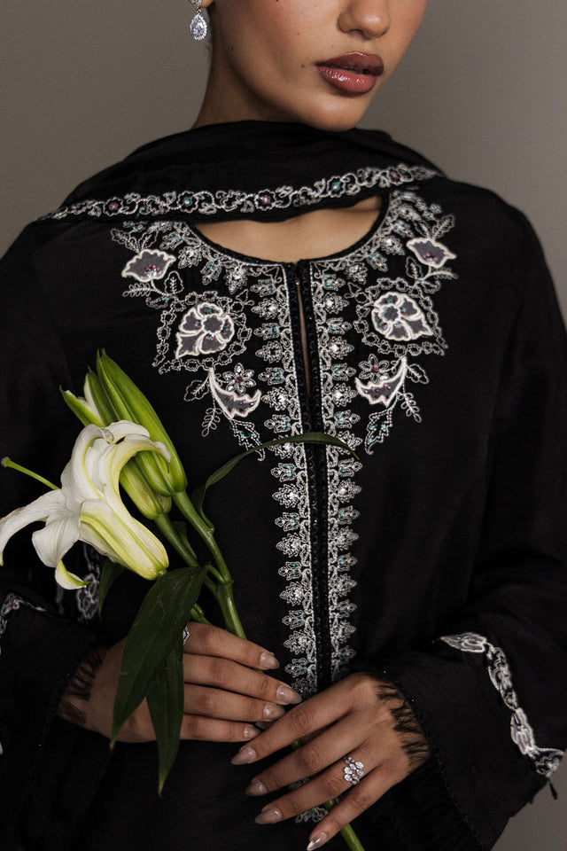 Zara Shahjahan | Festive 26 | Zarmin - Luxury Dress - available at Maria Faisal in UK and USA.