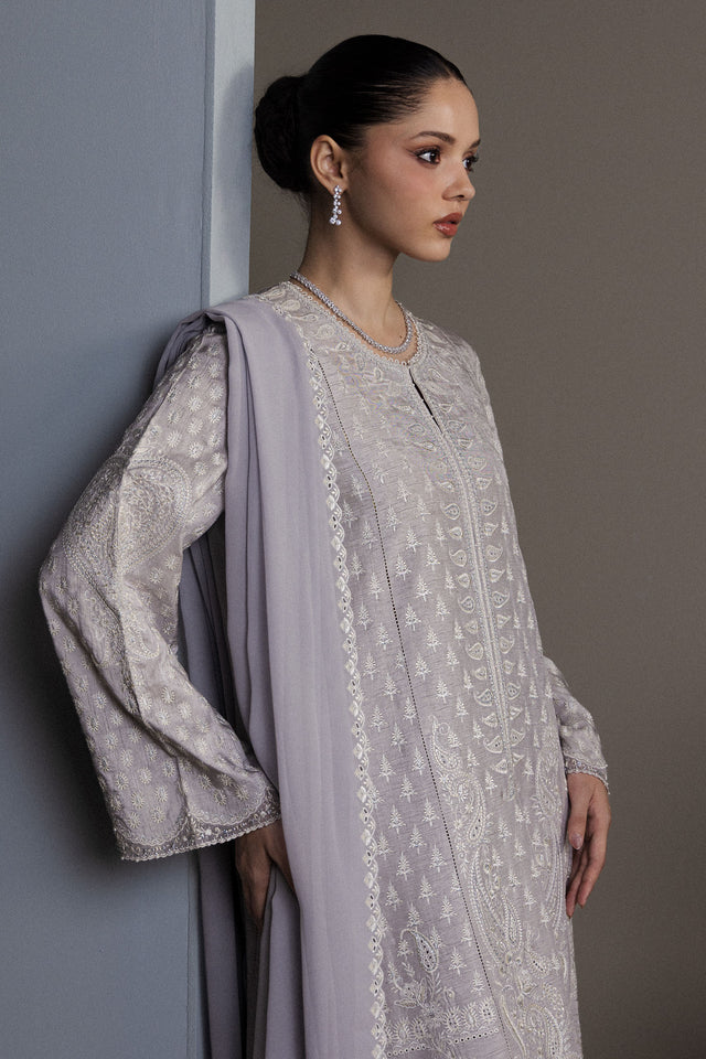 Zara Shahjahan | Festive 26 | Simab - Luxury Dress - available at Maria Faisal in UK and USA.