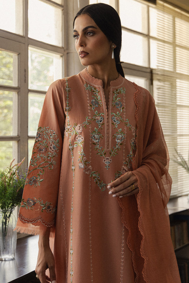 Zara Shahjahan | Pret 26 | Mehru - Luxury Dress - available at Maria Faisal in UK and USA.