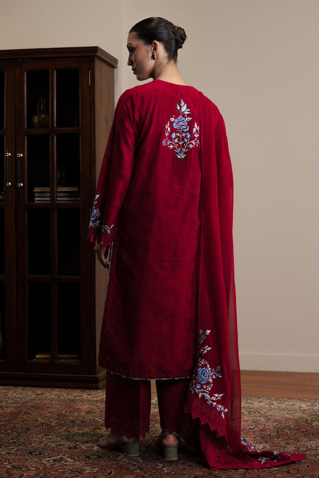 Zara Shahjahan | Pret 26 | SURMAAZ - Luxury Dress - available at Maria Faisal in UK and USA.