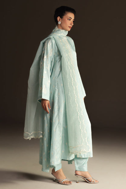 Zara Shahjahan | Festive 26 | Ruqaiya - Luxury Dress - available at Maria Faisal in UK and USA.